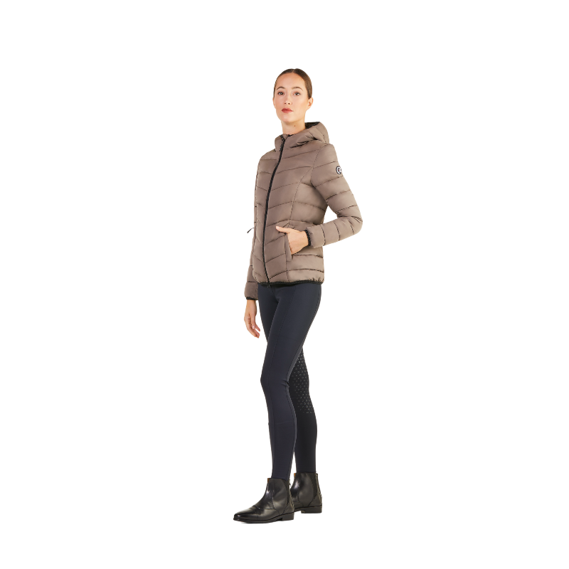 Ego7 - Veste manches longues matelassée femme Febe turtledove | - Ohlala