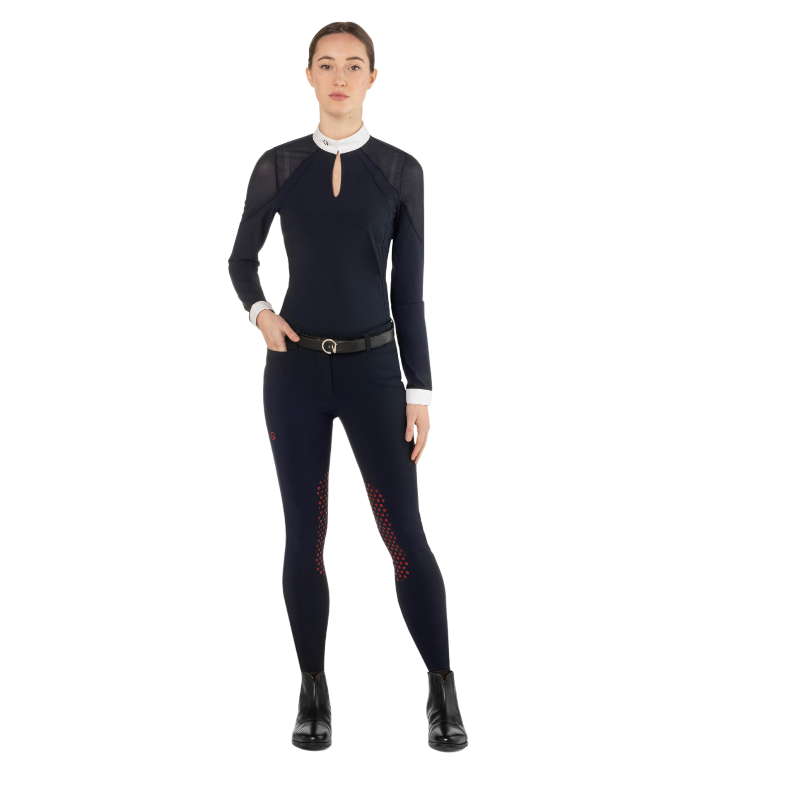 Ego7 - Pantalon d'équitation femme Jumping GI marine | - Ohlala