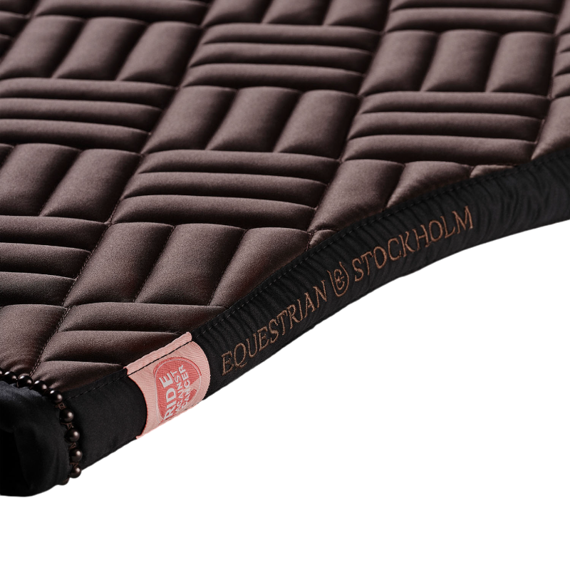 Equestrian Stockholm - Tapis de selle Modern Mocha marron