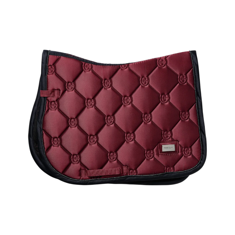 Equestrian Stockholm - saddle pad Modern Twill Luxe dark red 