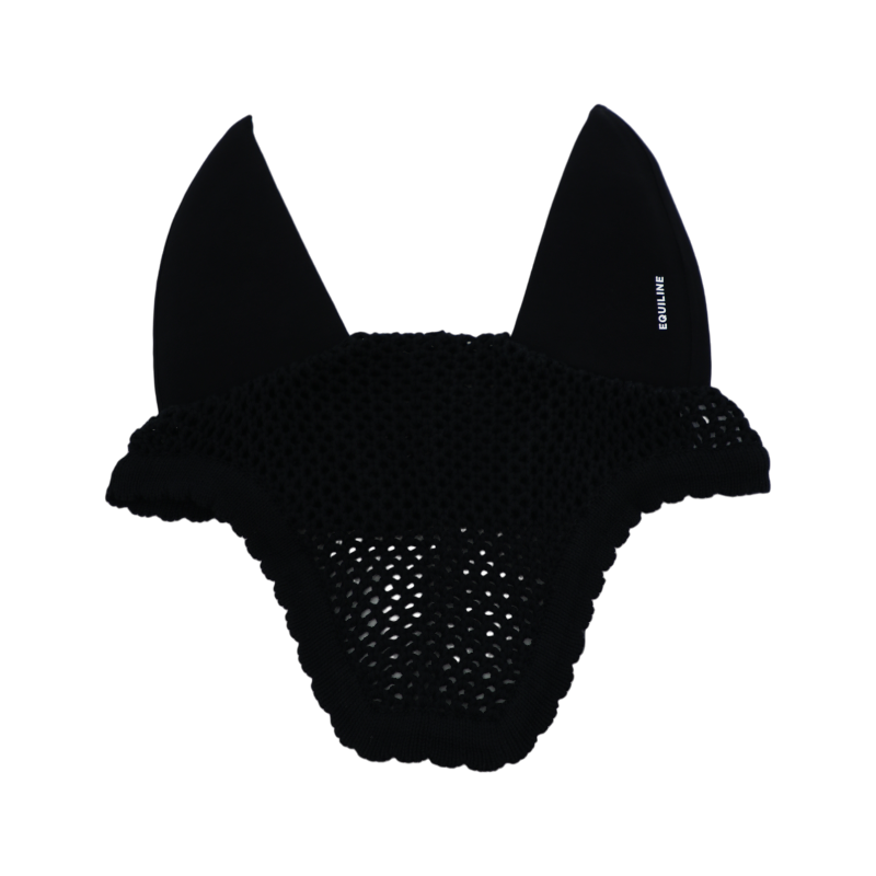 Equiline - Bonnet pour chevaux anti-bruit Gerald noir