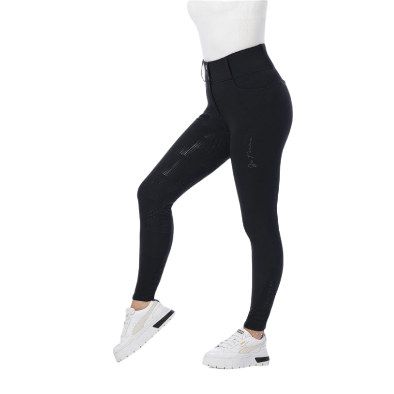 Equithème - Pantalon d'équitation femme Queen noir | - Ohlala