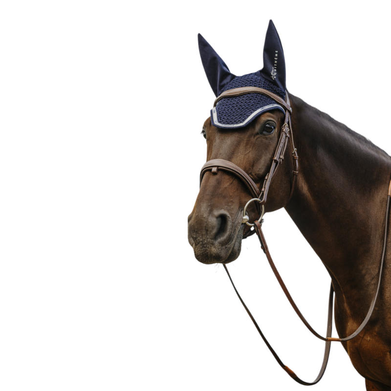 Equithème - Hoofdkap voor paarden Mirror Ik hou van je marine 