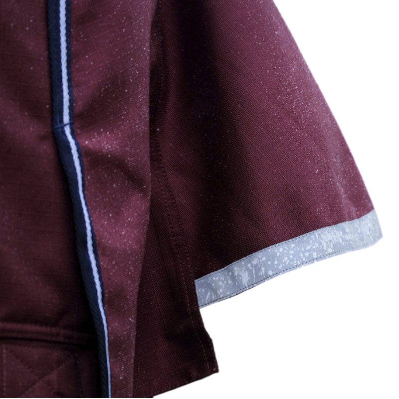 Equithème - Couverture d'extérieur Tyrex 1200D High Neck bordeaux 50g