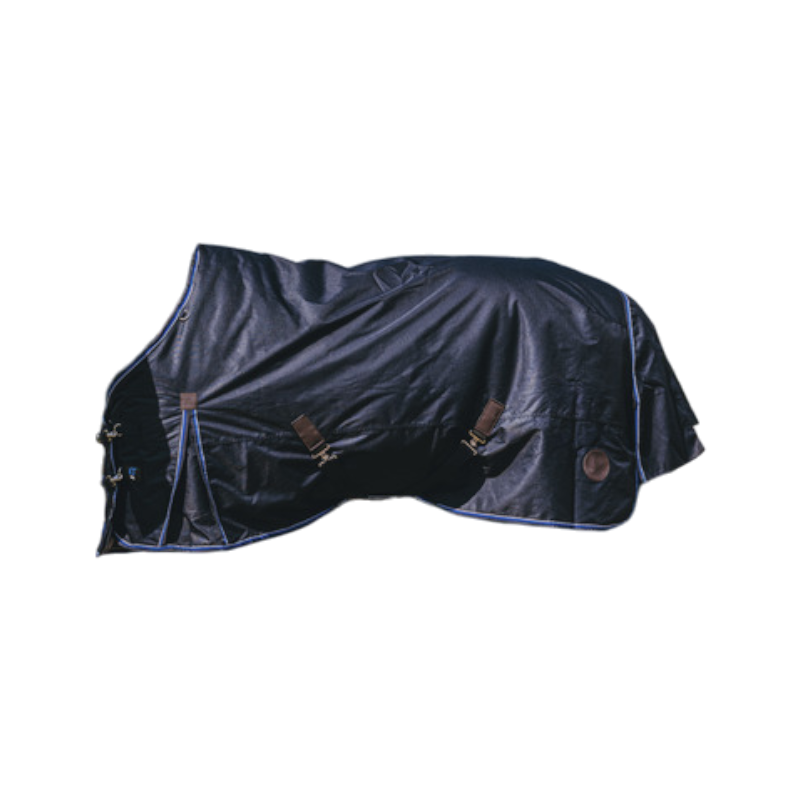 Equithème - Couverture d'extérieur Classic 1200D High Neck marine 50g