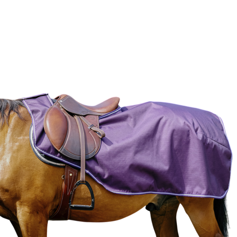 Equithème - Tyrex 600D paarse fleece deken 