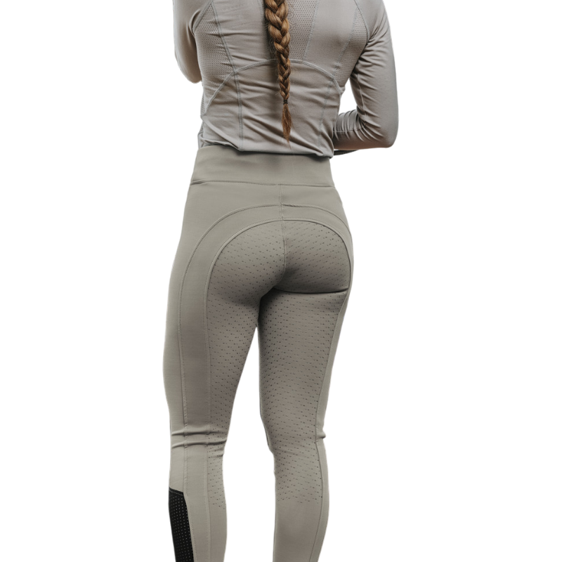 Equithème - Legging d'équitation femme Brigitte taupe