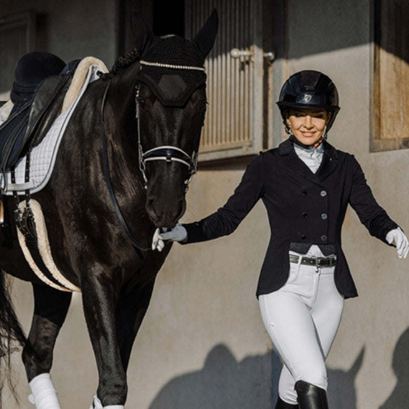 Equithème - Vrouwen dressuur frac München zwart 