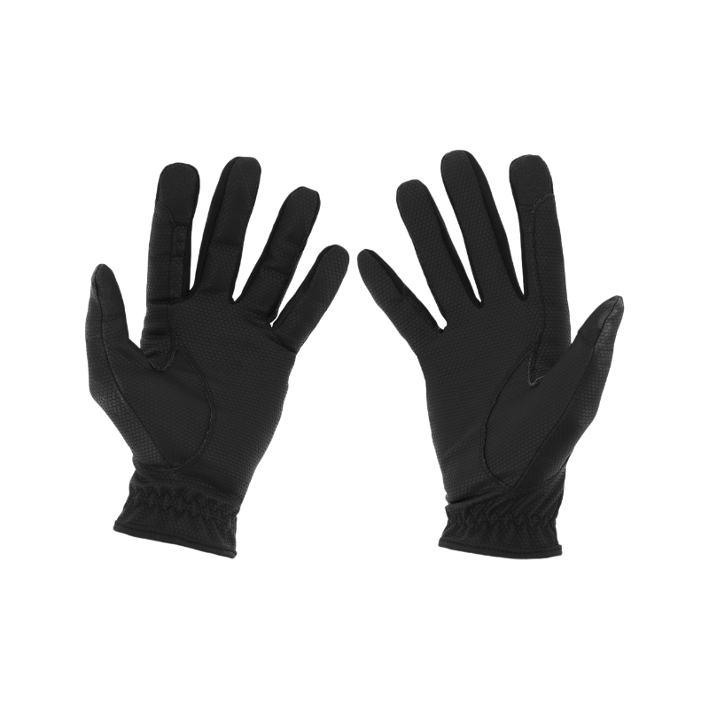 Equithème - Gants d'équitation Je t'aime Strass noir