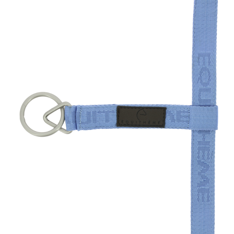 Equithème - Licol Nylon Jacquard bleu ciel