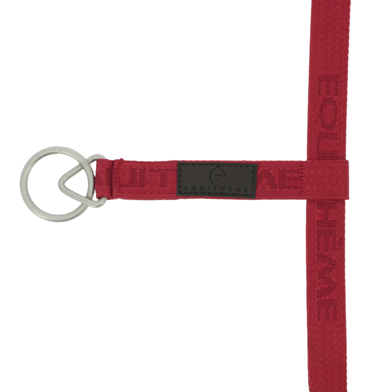 Equithème - Red Jacquard Nylon Halter 