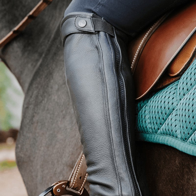 Equithème - Unisex mini-chaps Select zwart 