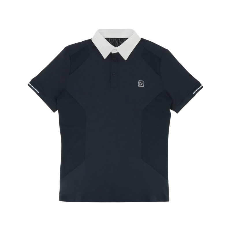 Equithème - Korte mouwen heren polo Victor marine 