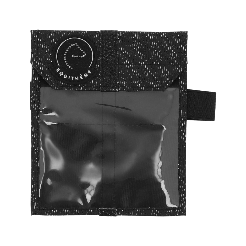 Equithème - Porte carte Je t'aime noir