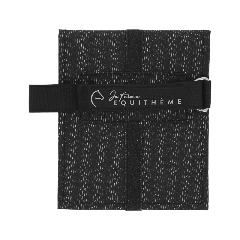 Equithème - Porte carte Je t'aime noir