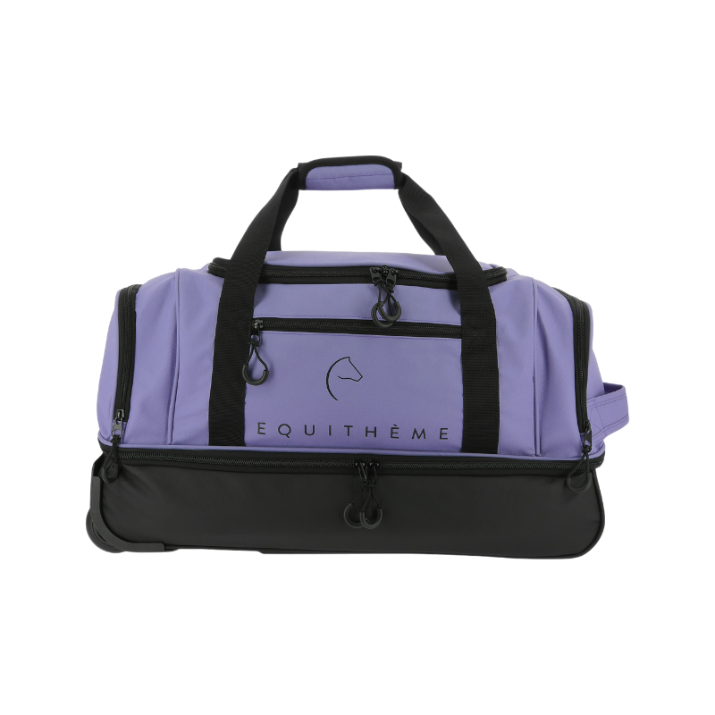 Equithème - Urban lilac wheeled bag 