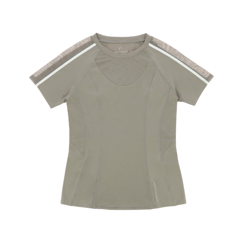 Equithème - Korte mouwen T-shirt voor vrouwen Marion taupe 