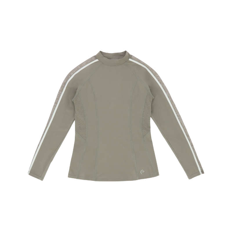 Equithème - Dames T-shirt met lange mouwen Melodie taupe 