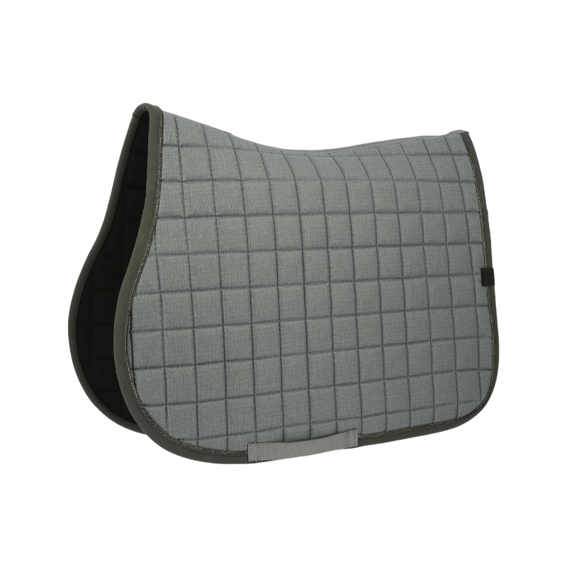 Equithème - Tapis de selle Chic gris