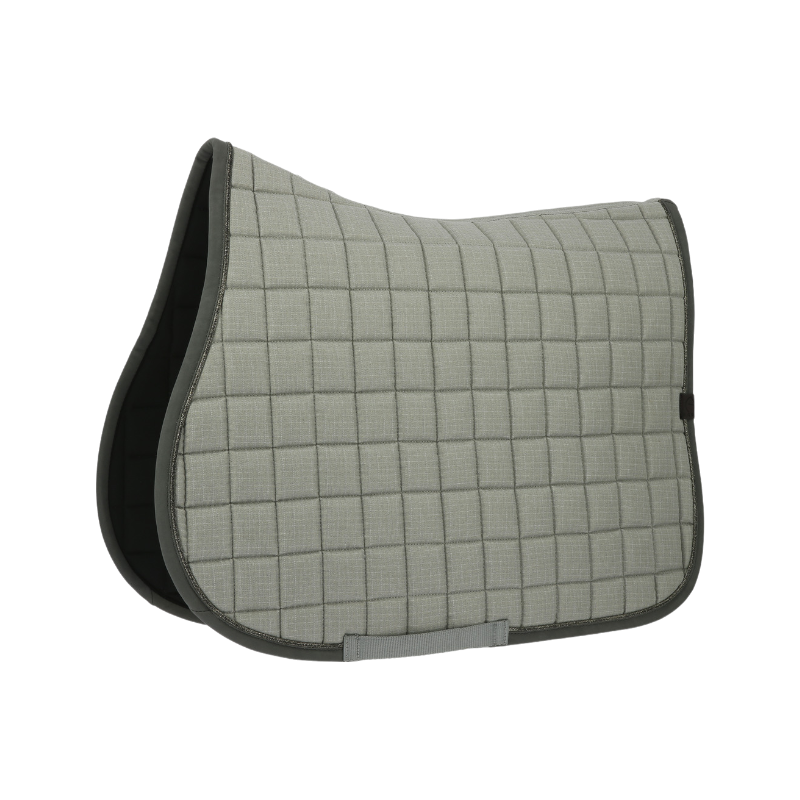 Equithème - Tapis de selle Chic gris clair