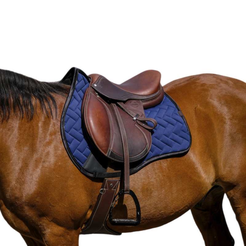 Equithème - Tapis de selle Impulsion marine