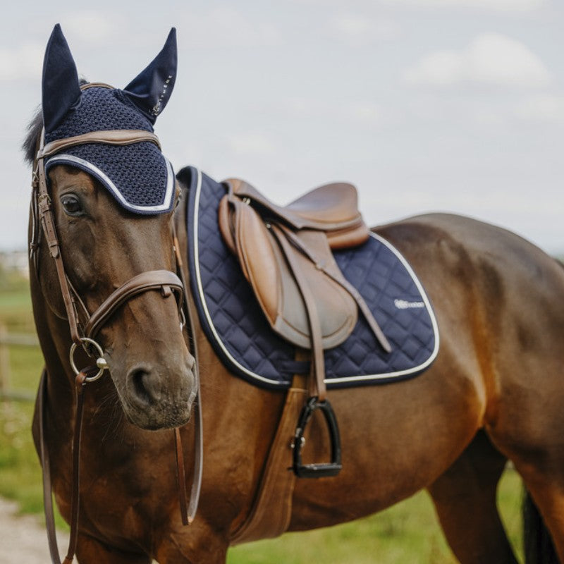 Equithème - Zadeldoek Mirror Ik hou van marine 