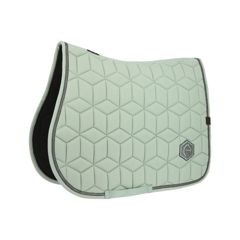 Equithème - Tapis de selle Softhex vert clair