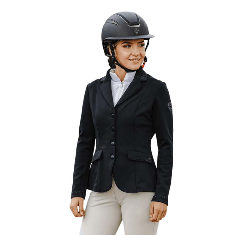 Equithème - Wedstrijdjas dames Stockholm Ik hou van je zwart 