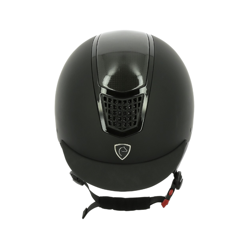 Equithème - Casque d'équitation Airy noir carbone/ noir | - Ohlala