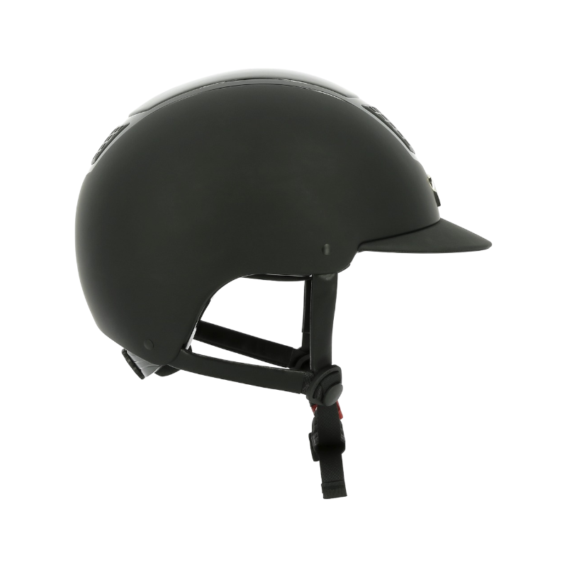 Equithème - Casque d'équitation Airy noir carbone/ noir | - Ohlala