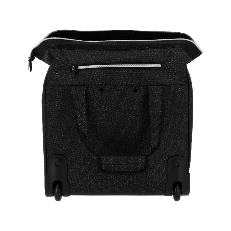 Equithème - Sac de pansage à roulette noir