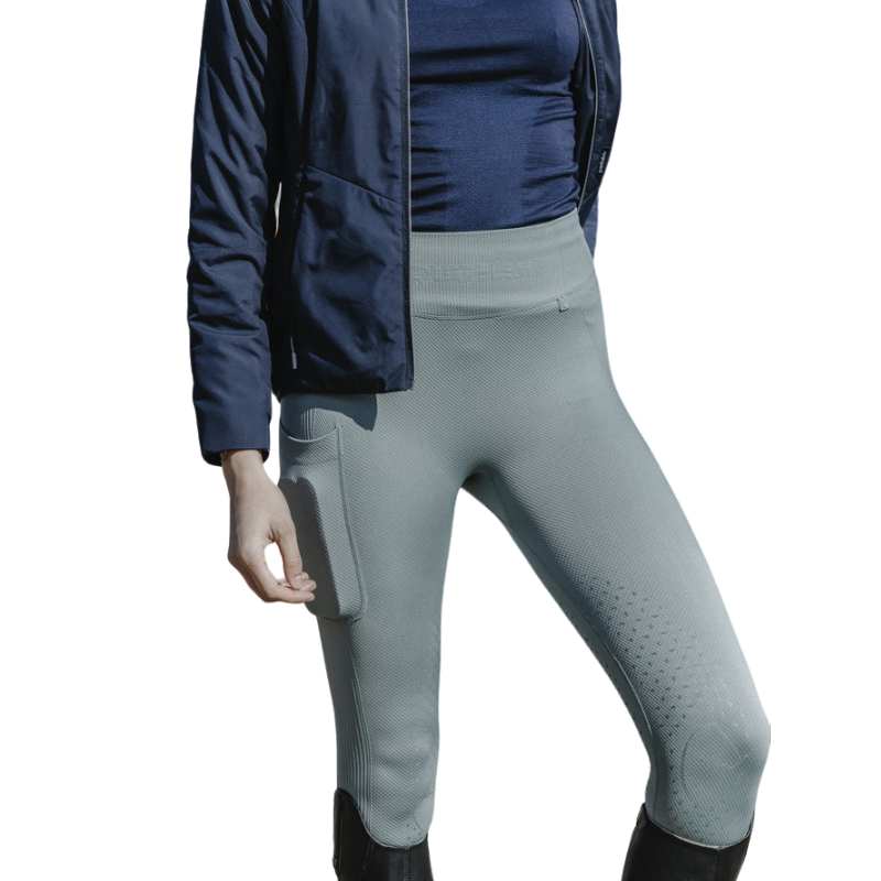 Equithème - Legging femme Acacia vert sauge