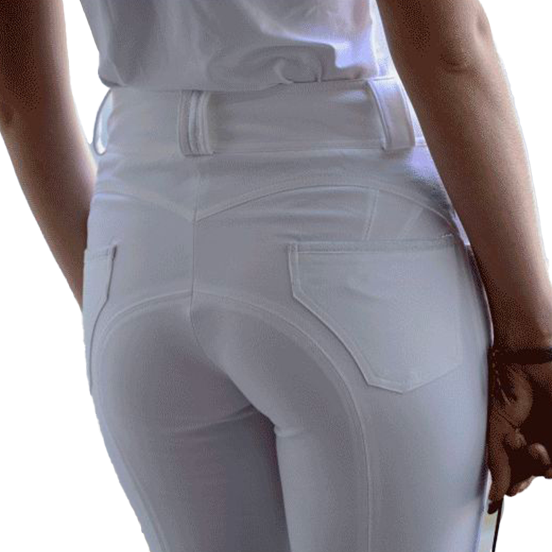 Eden by Pénélope - Pantalon fille Fun push up Blanc