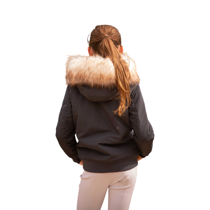 Eden by Pénélope - Bombers à capuche enfant Lyon marine glitter