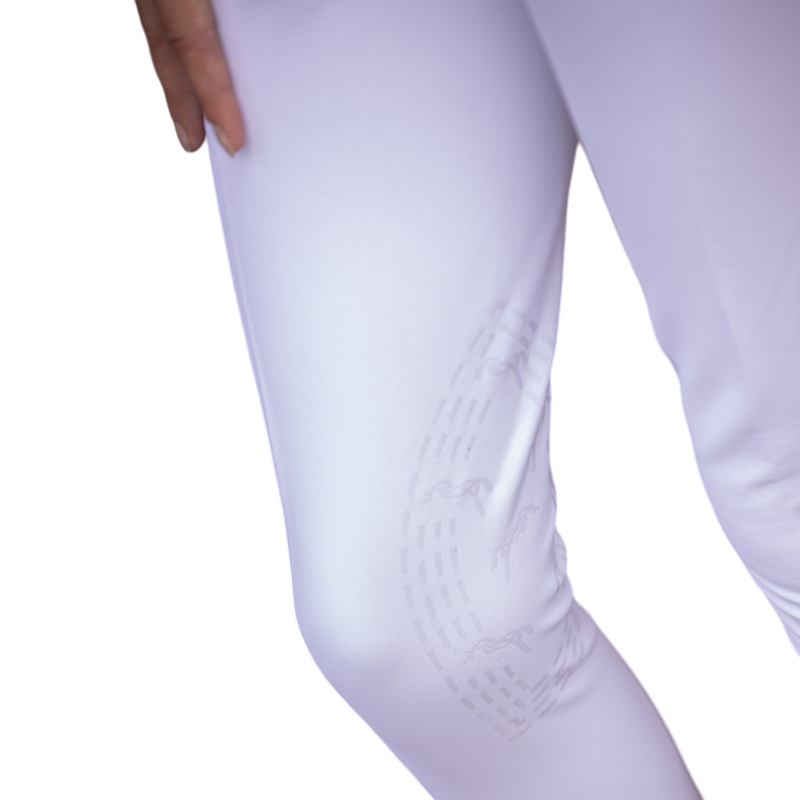 Eden by Pénélope - Pantalon d'équitation fille Élégance blanc