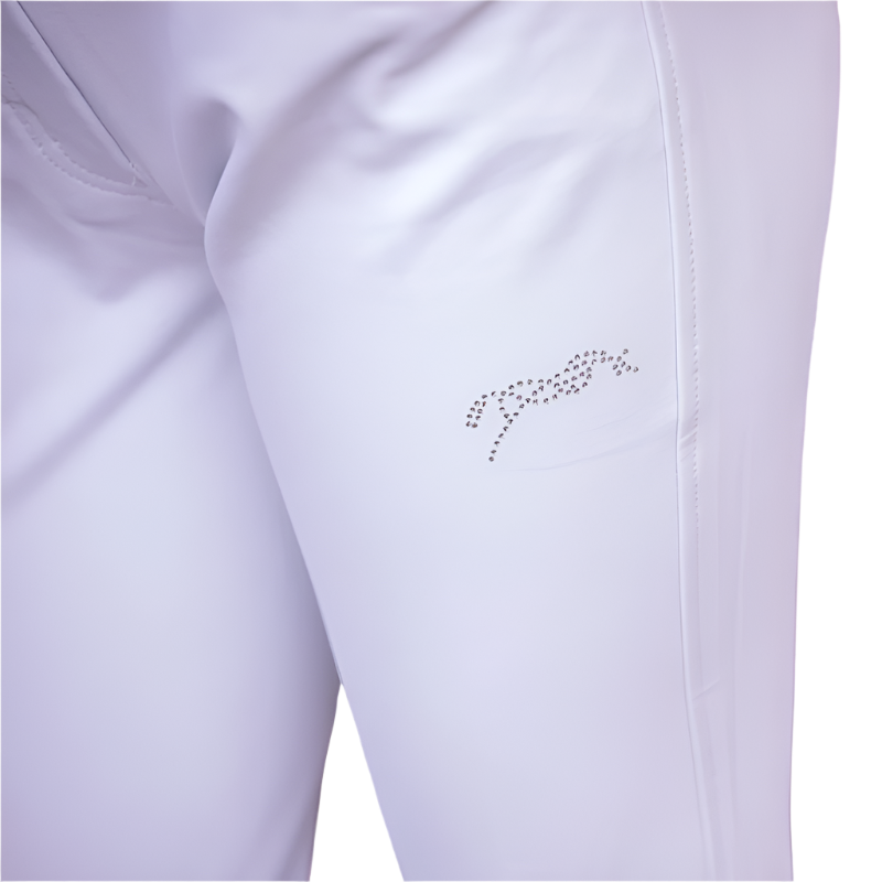 Eden by Pénélope - Pantalon d'équitation fille Élégance blanc