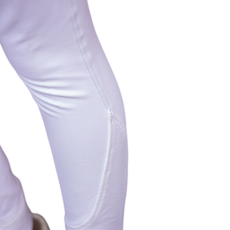 Eden by Pénélope - Pantalon d'équitation fille Élégance blanc