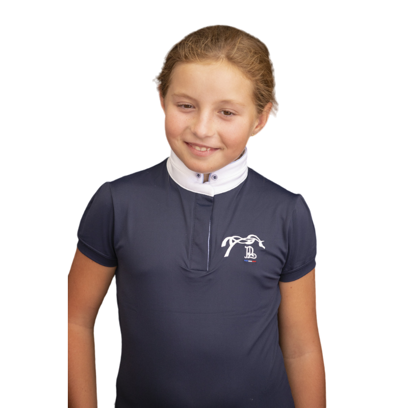 Eden by Pénélope - Polo manches courtes enfant Madrid marine