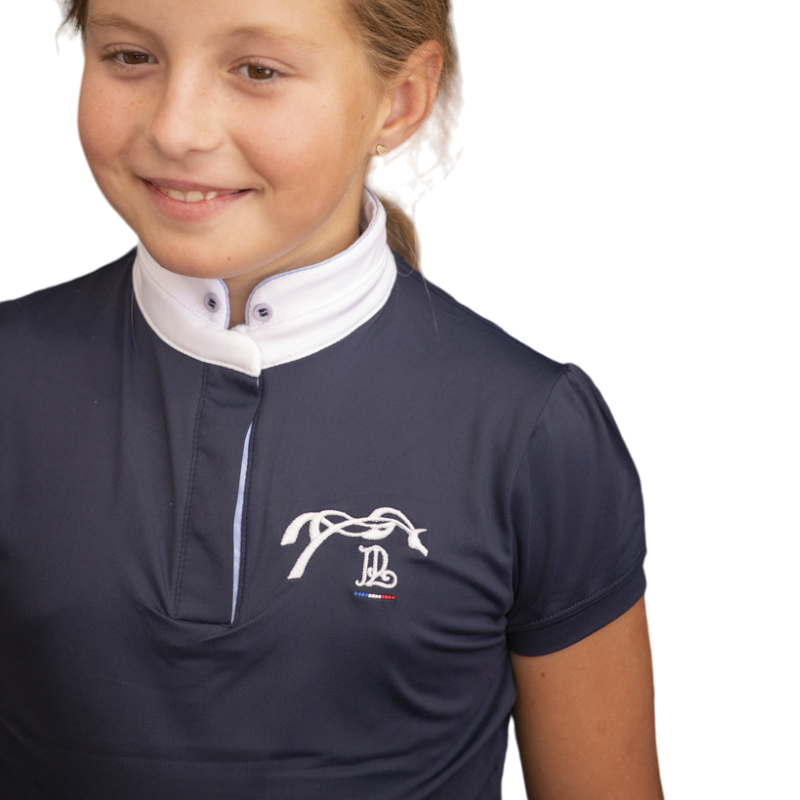 Eden by Pénélope - Polo manches courtes enfant Madrid marine