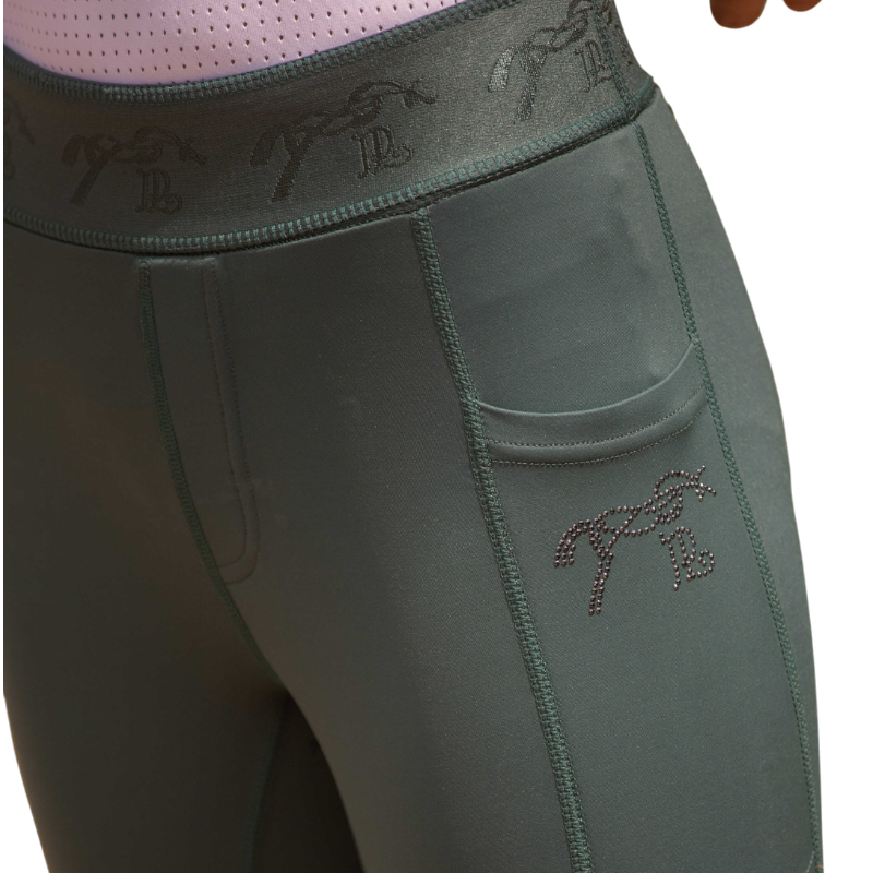 Eden by Pénélope - Meisjes rijlegging Delphe met een pull-on in donkergroen 