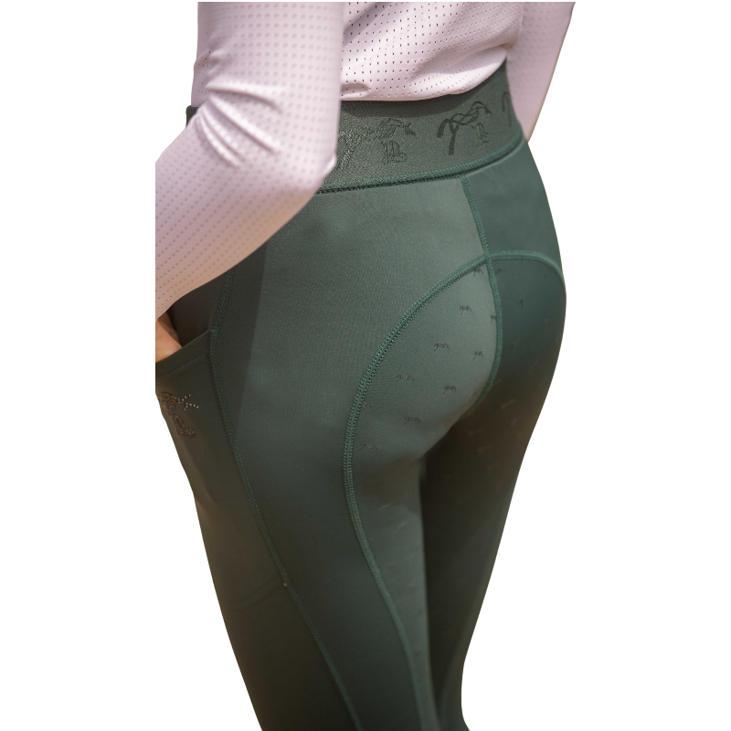 Eden by Pénélope - Meisjes rijlegging Delphe met een pull-on in donkergroen 