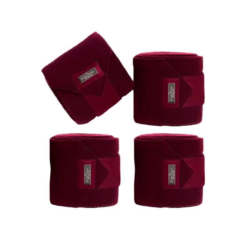 Equestrian Stockholm - Bordeaux Polo Bands (x4)