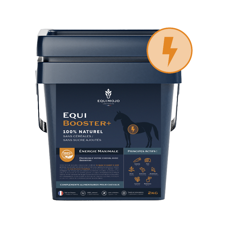 Equimojo - Complément alimentaire énergie Equi-Booster+