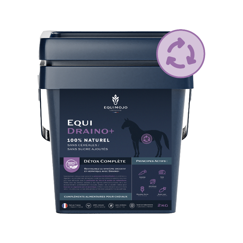 Equimojo - Complément alimentaire détoxifiant Equi-Draino+