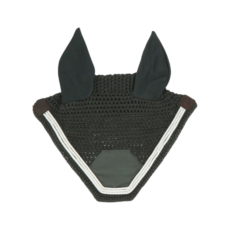 Equithème - Bonnet chasse-mouches Badge gris | - Ohlala