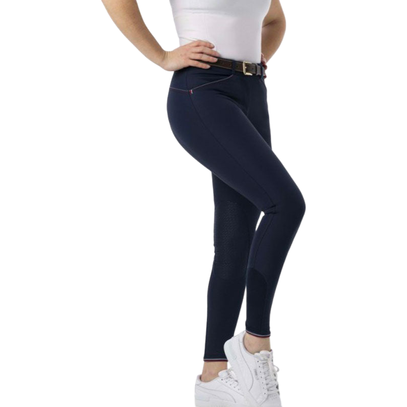 Equithème - Pantalon d'équitation femme Yolande marine | - Ohlala