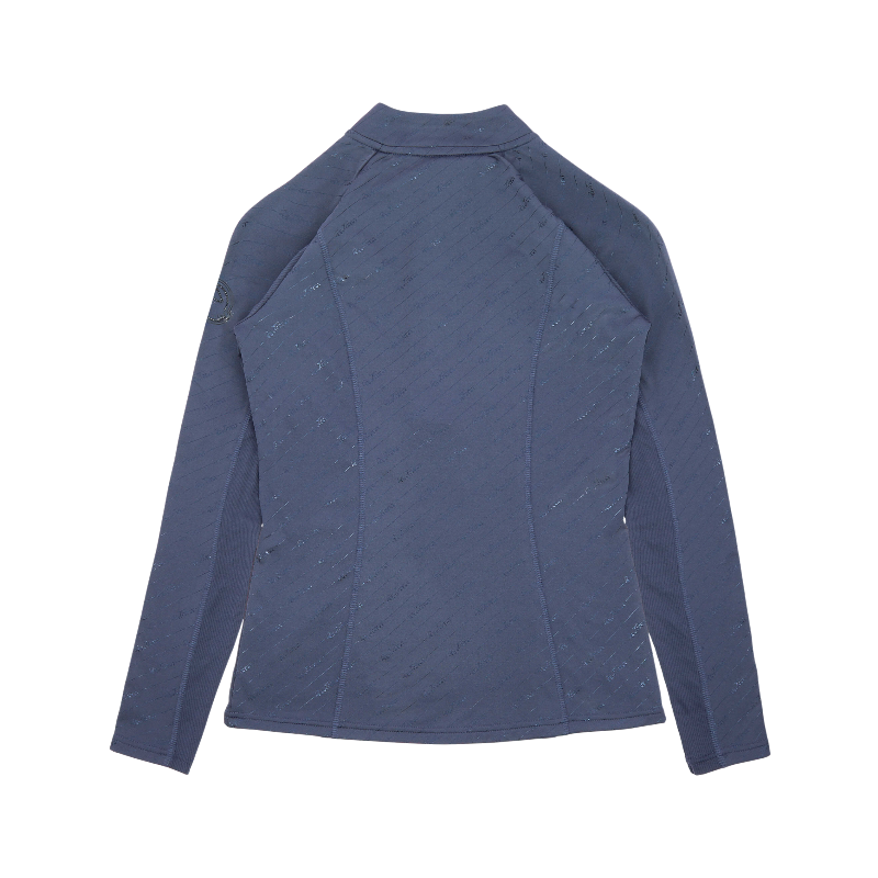 Equithème - Baselayer manches longues femme Je t'aime Sabine bleu/ gris
