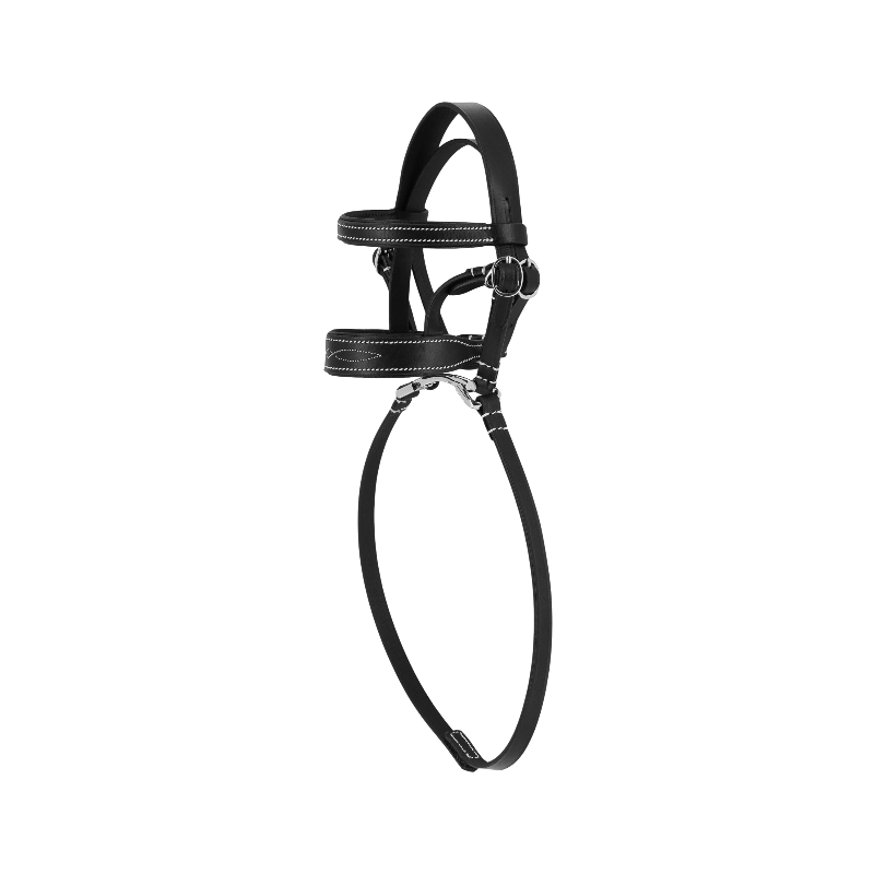 Equithème - Bridon pour mini poney noir | - Ohlala