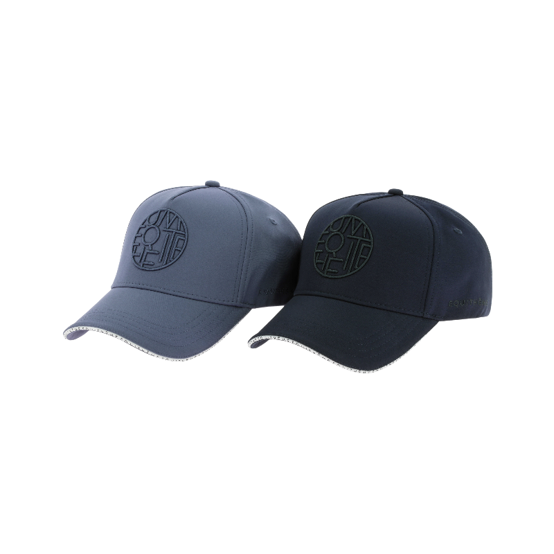 Equithème - Casquette unisexe Georgia bleu gris