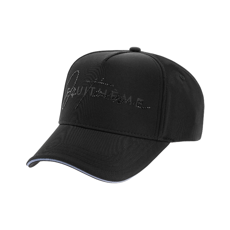 Equithème - Casquette unisexe Je t'aime Aude noir